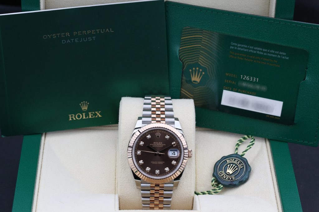 Rolex 126331 Chocolate Diamond DATEJUST 41mm 2024