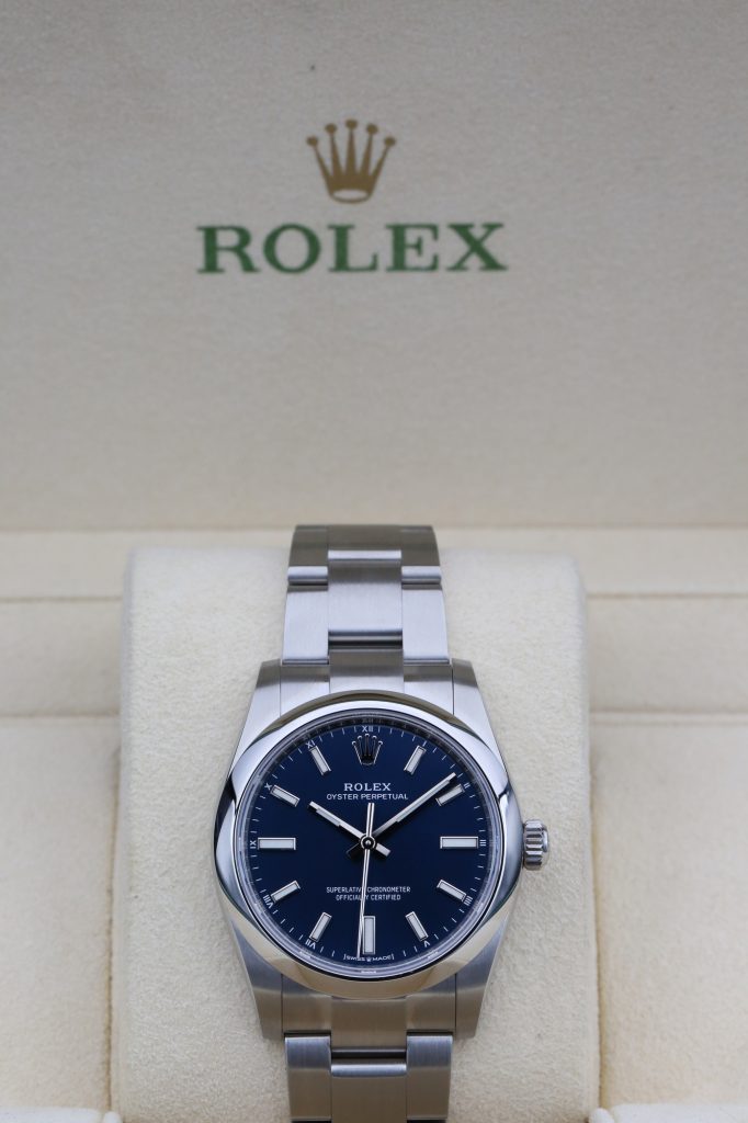 Rolex 124200 Blue OYSTER PERPETUAL 34mm 2024
