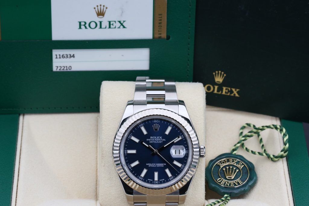 Rolex 116334 Blue DATEJUST II 41mm 2017