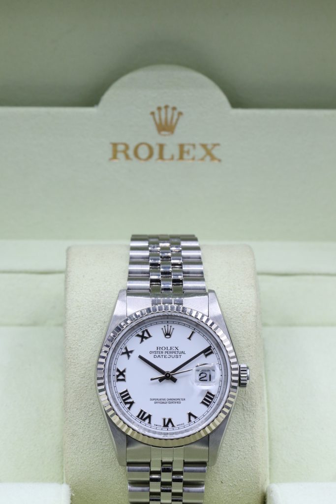 Rolex 16234 White Roman DATEJUST 36mm 2000