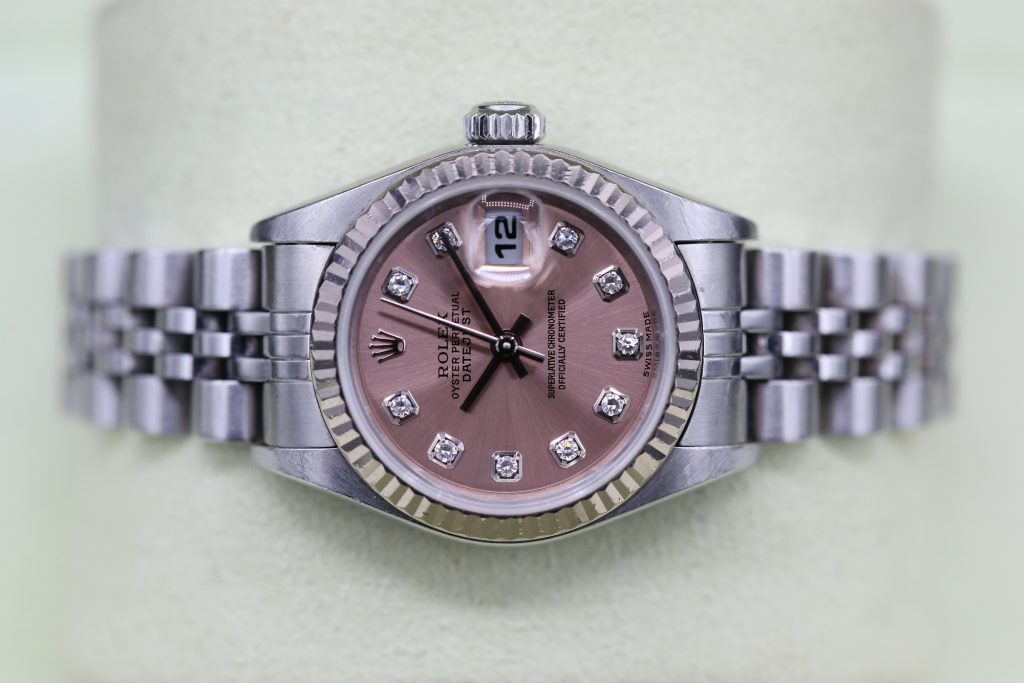 Rolex 79174 Salmon Diamond DATEJUST 26mm 2004