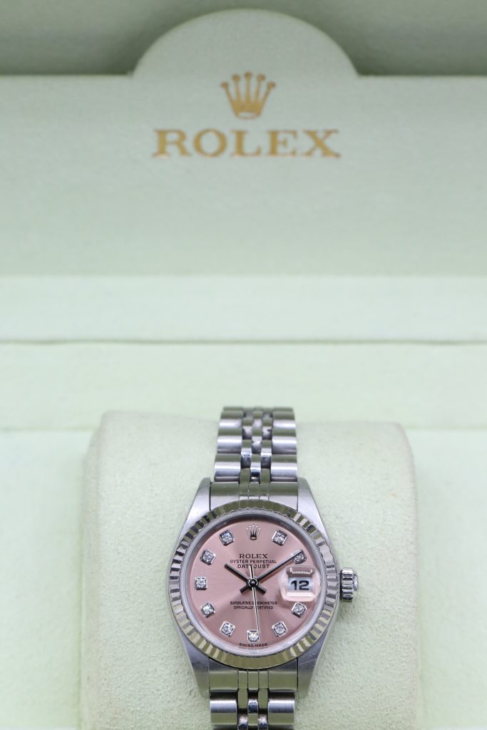 Rolex 79174 Salmon Diamond DATEJUST 26mm 2004