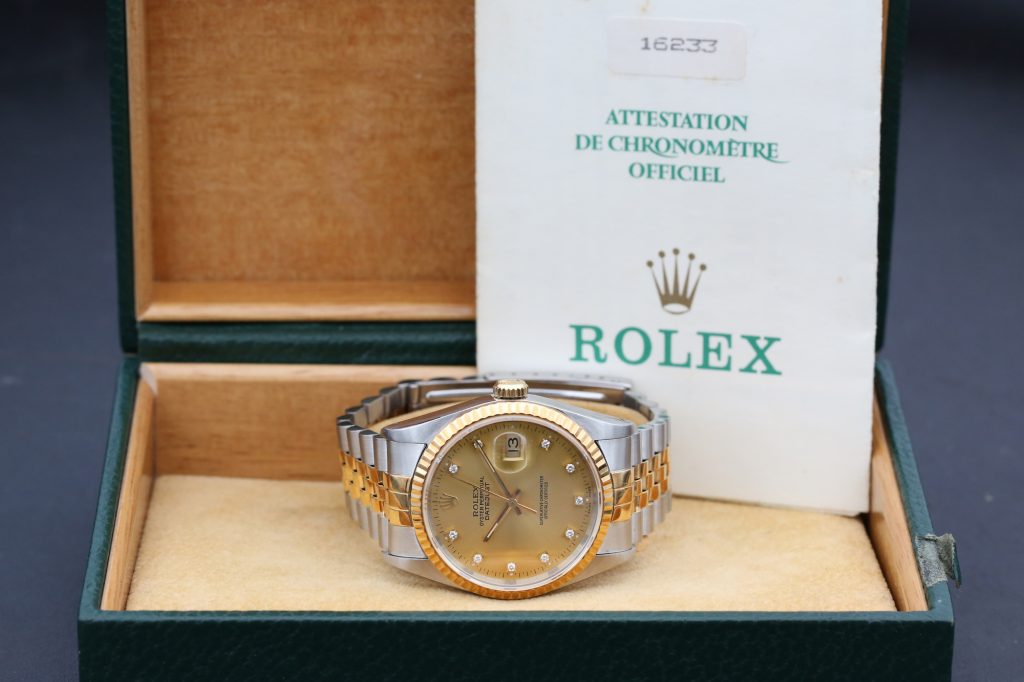 Rolex Datejust Champagne 16233 36mm 1993