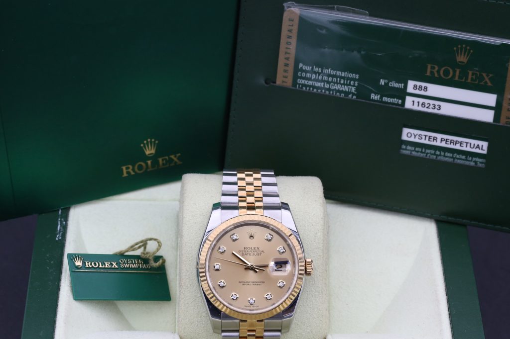 Rolex 116233 Champagne DATEJUST 36mm 2010