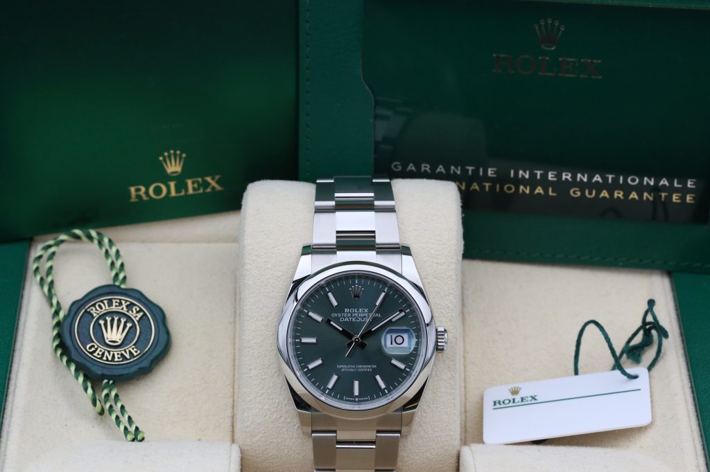 Rolex 126200 Green DATEJUST 36mm 2024