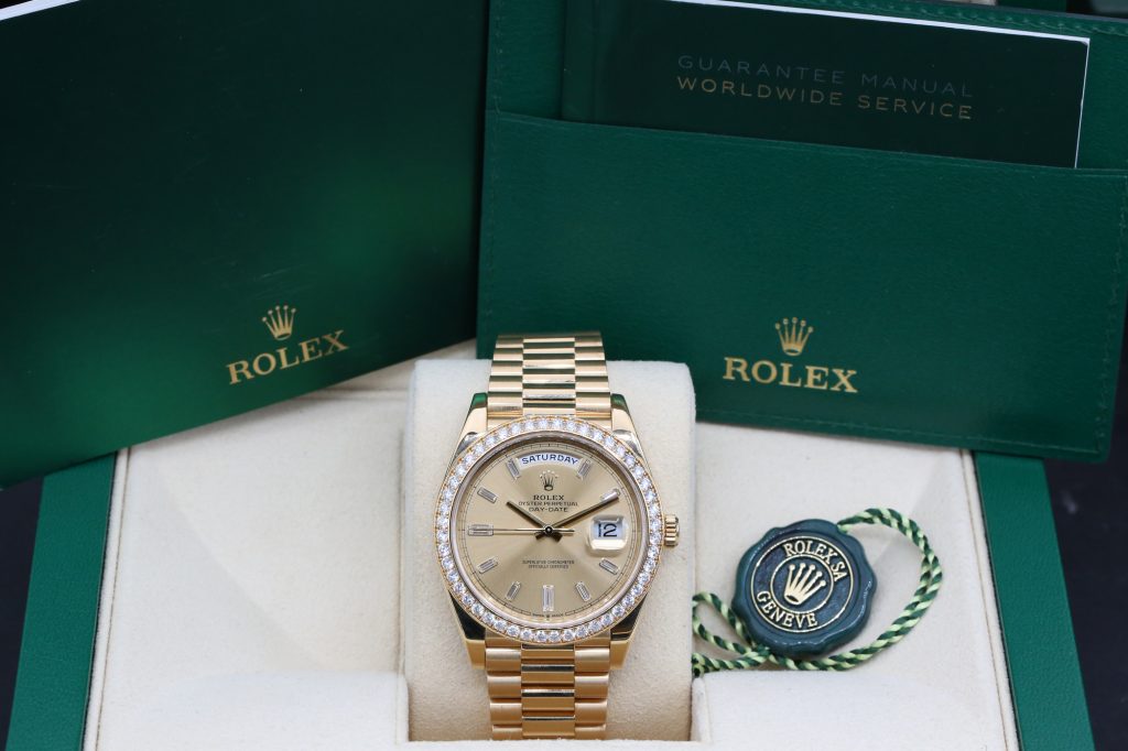 Rolex 228348RBR Champange Baguette DAY-DATE 40mm 2021