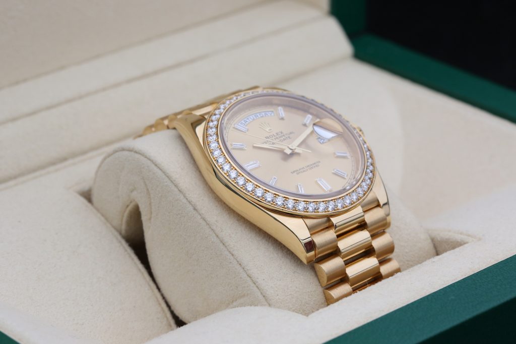 Rolex 228348RBR Champange Baguette DAY-DATE 40mm 2021