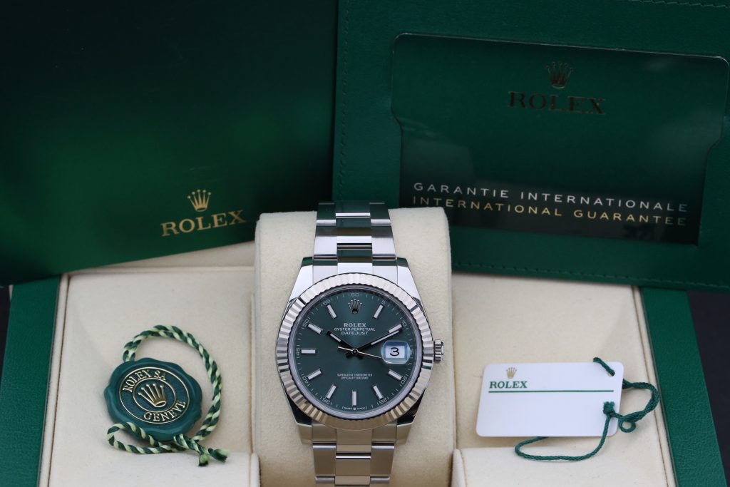 Rolex 126334 Mint Green DATEJUST 41mm 2024