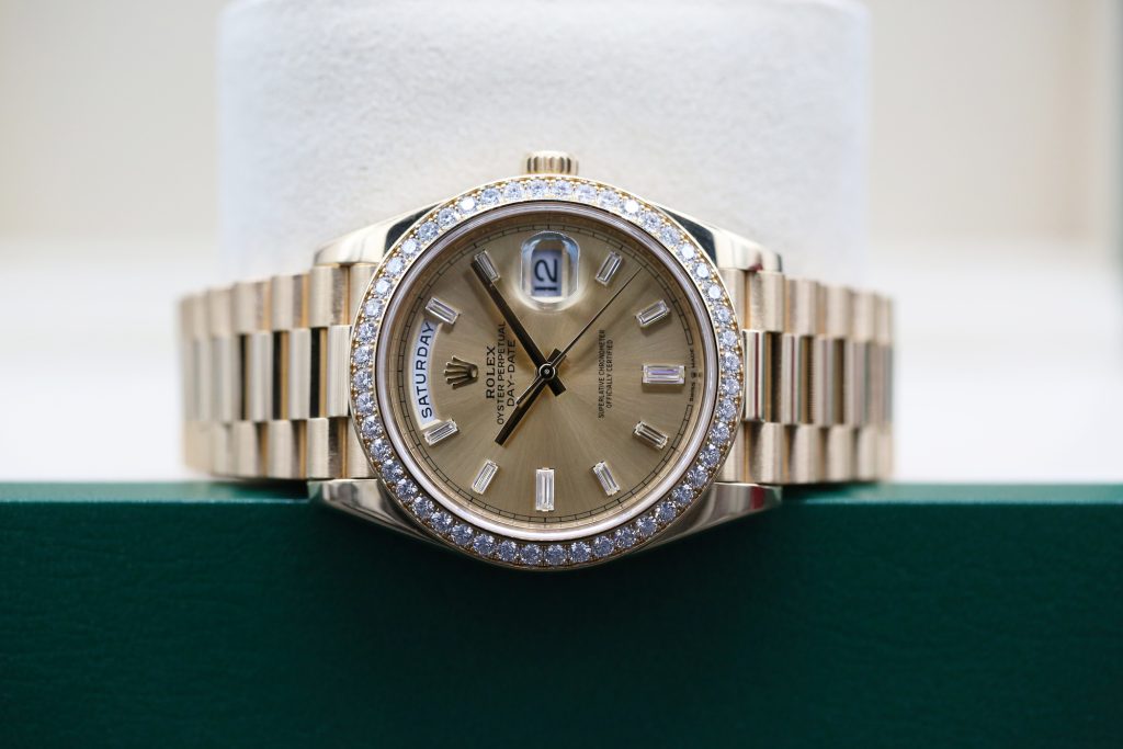 Rolex 228348RBR Champange Baguette DAY-DATE 40mm 2021