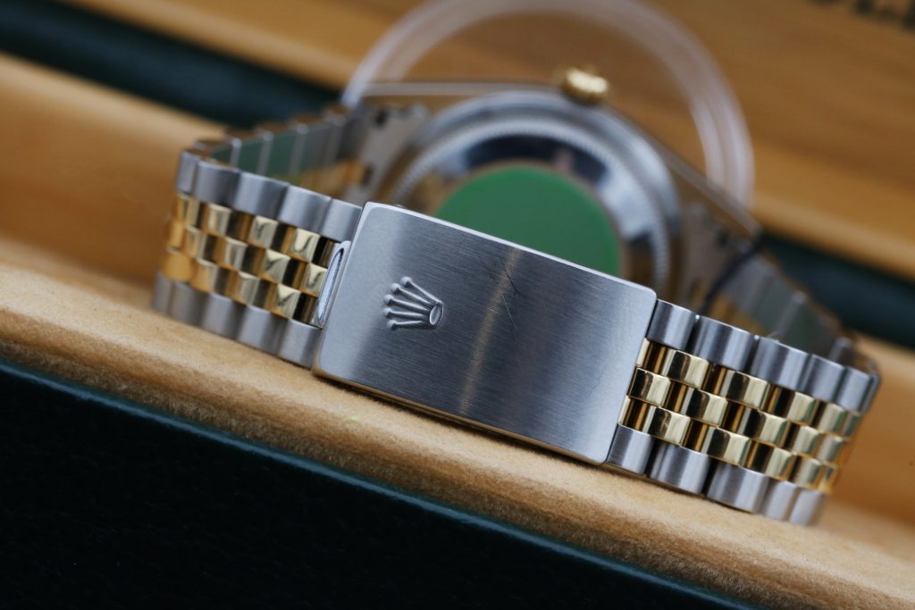 Rolex 16233 Champagne DATEJUST 36mm 1998 Custom Onyx Dial