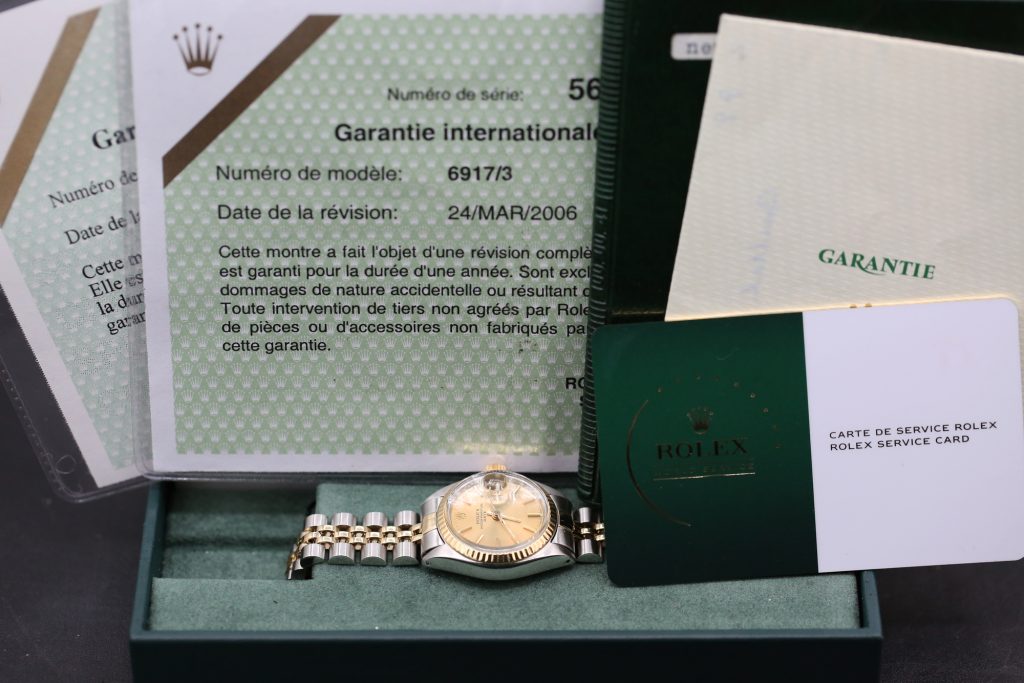 Rolex 69173 Champagne DATEJUST 26mm 1978
