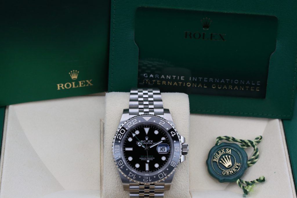 Rolex 126710GRNR Black GMT MASTER II 40mm 2024 Bruce Wayne