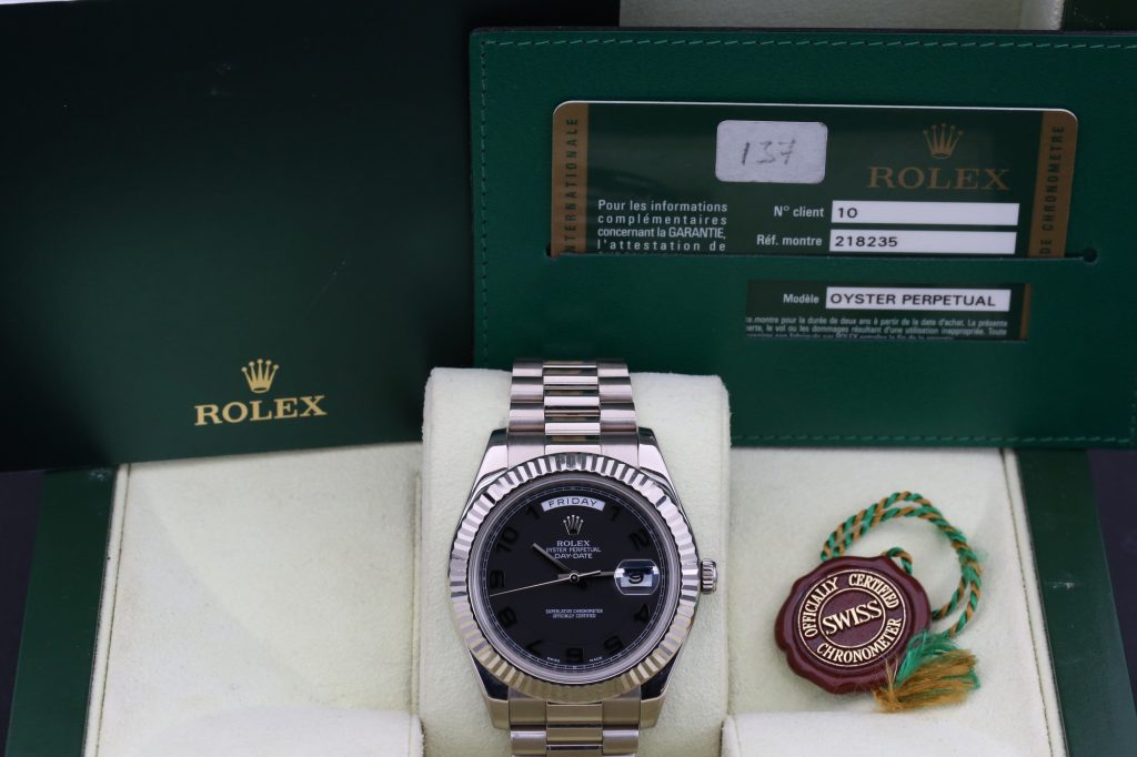 Rolex 218239 Black DAY-DATE 41mm 2012