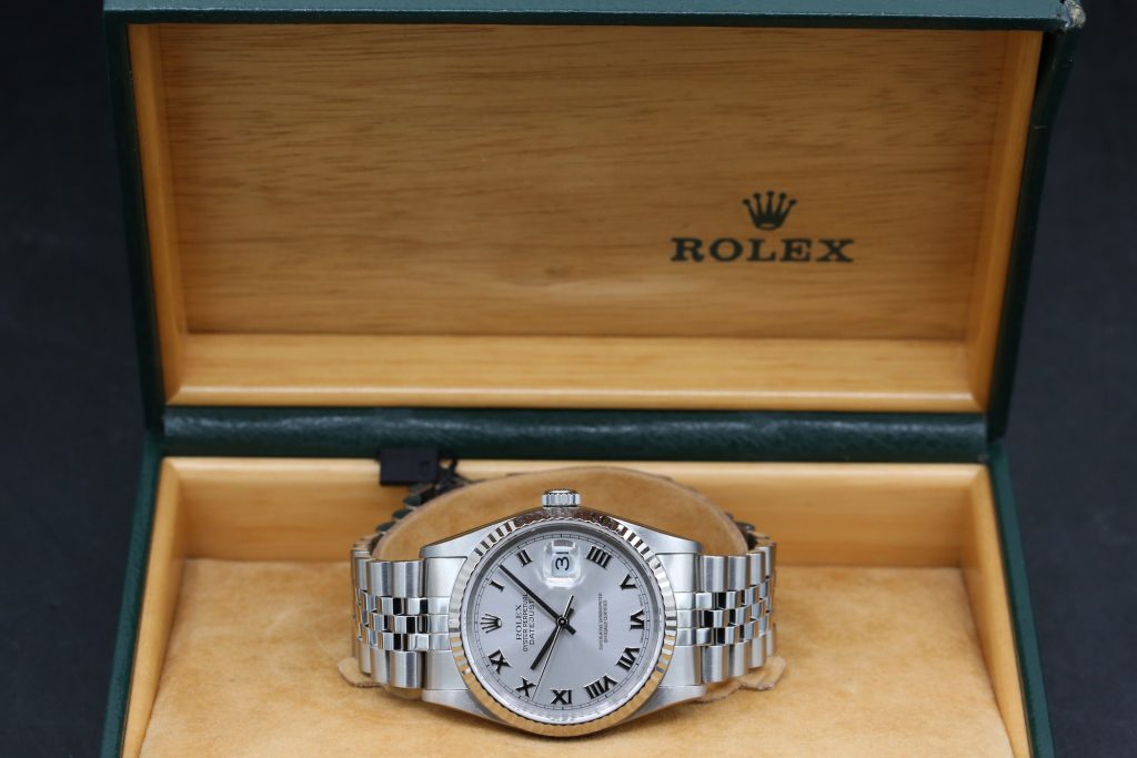 Rolex 16234 Silver DATEJUST 36mm 2002