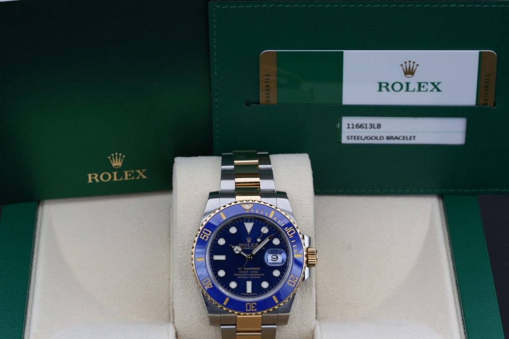Rolex 116613LB Blue SUBMARINER 40mm 2019 Bluesy