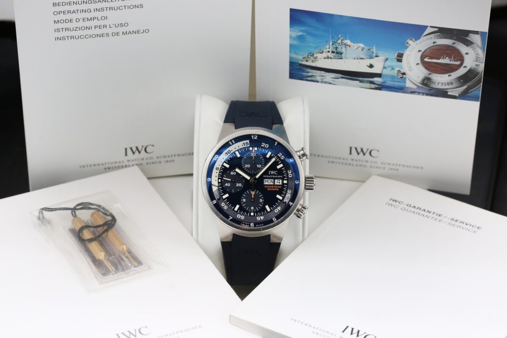 IWC IW378201 Blue COUSTEAU DIVERS 42mm 2006