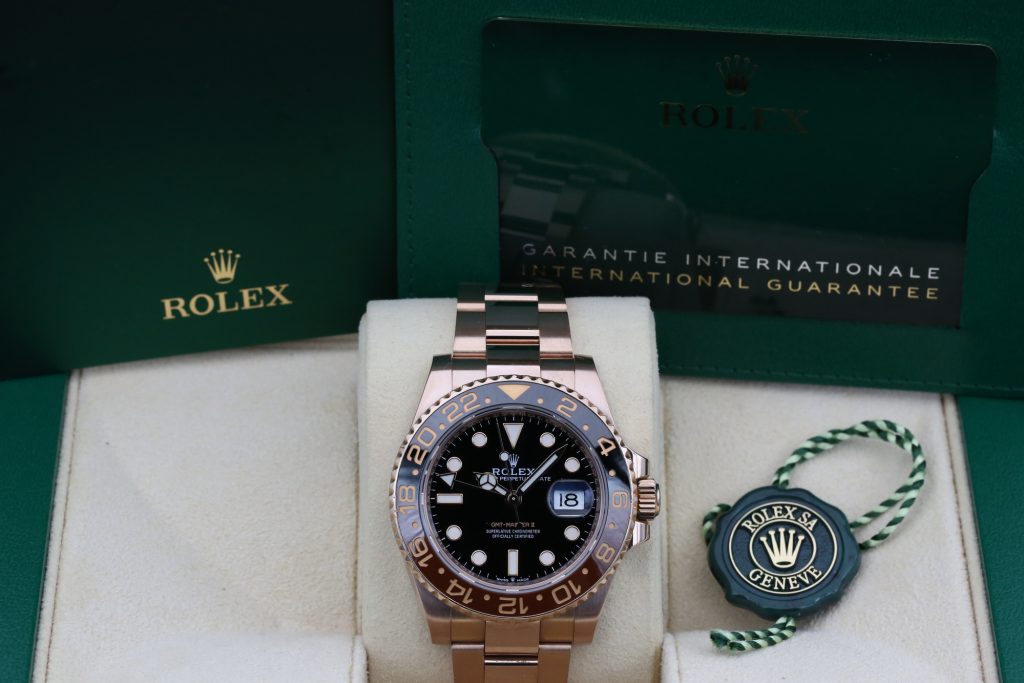 Rolex 126715CHNR Black GMT-MASTER II 40mm 2022 Root Beer