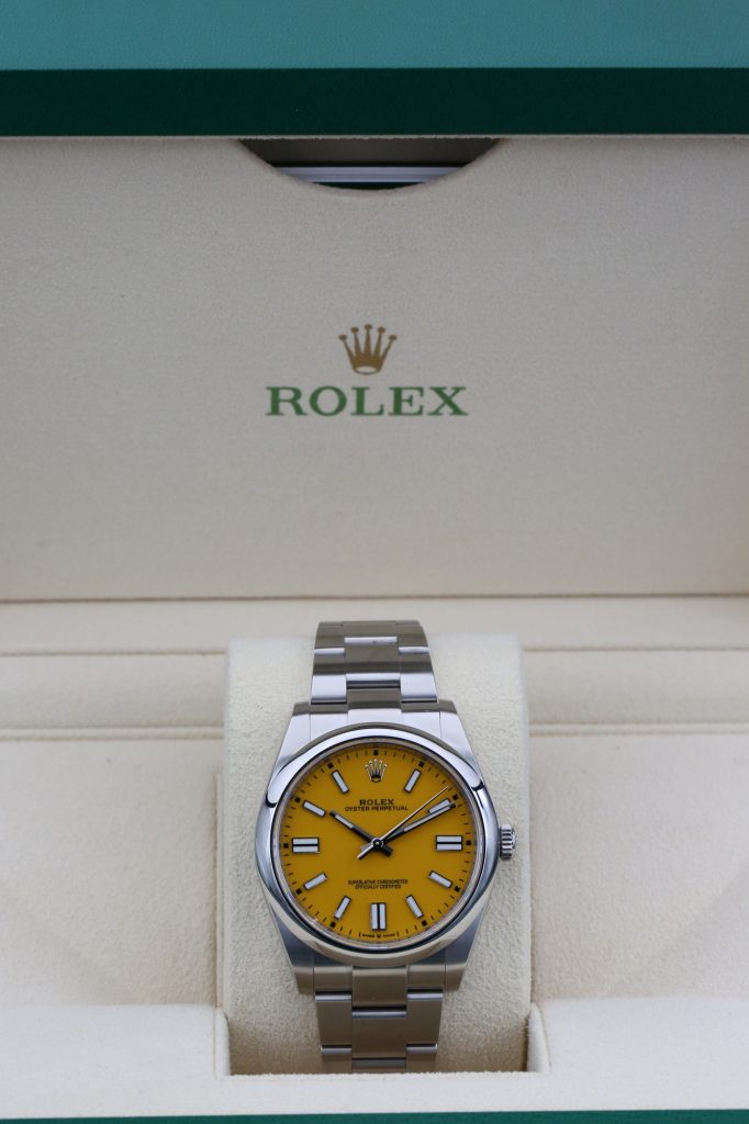 Rolex 124300 Yellow OYSTER PERPETUAL 41mm 2020