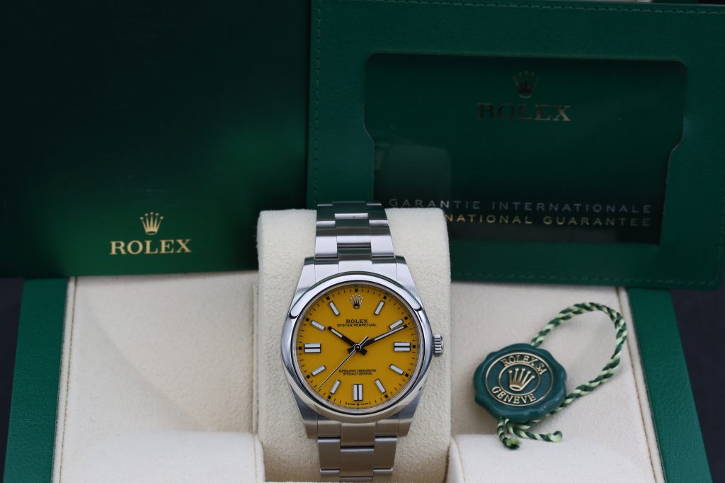Rolex 124300 Yellow OYSTER PERPETUAL 41mm 2020