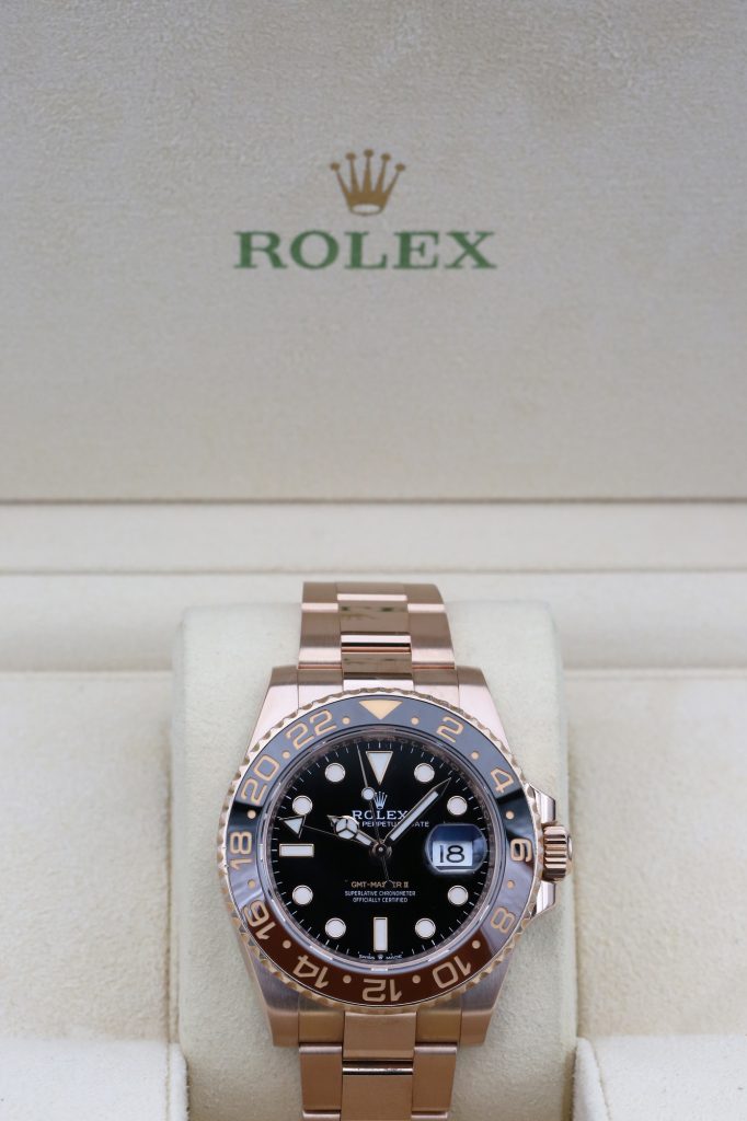 Rolex 126715CHNR Black GMT-MASTER II 40mm 2022 Root Beer