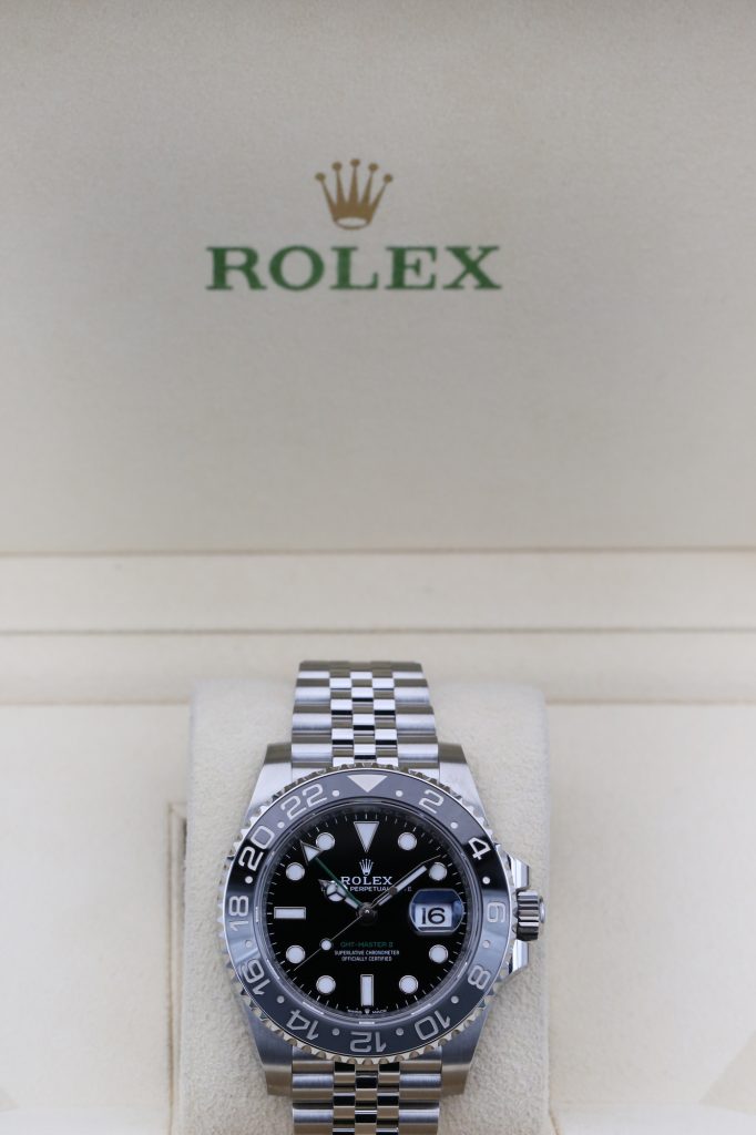 Rolex 126710GRNR Black GMT MASTER II 40mm 2024 Bruce Wayne