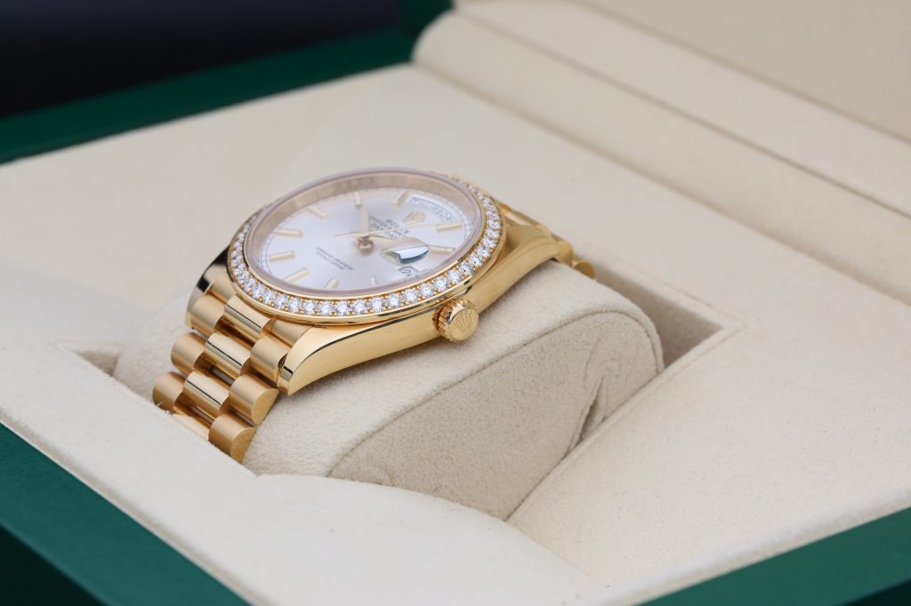 Rolex 228348RBR Silver DAY-DATE 40mm 2021