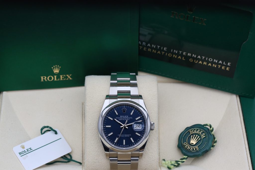 Rolex 126200 Blue DATEJUST 36mm 2021