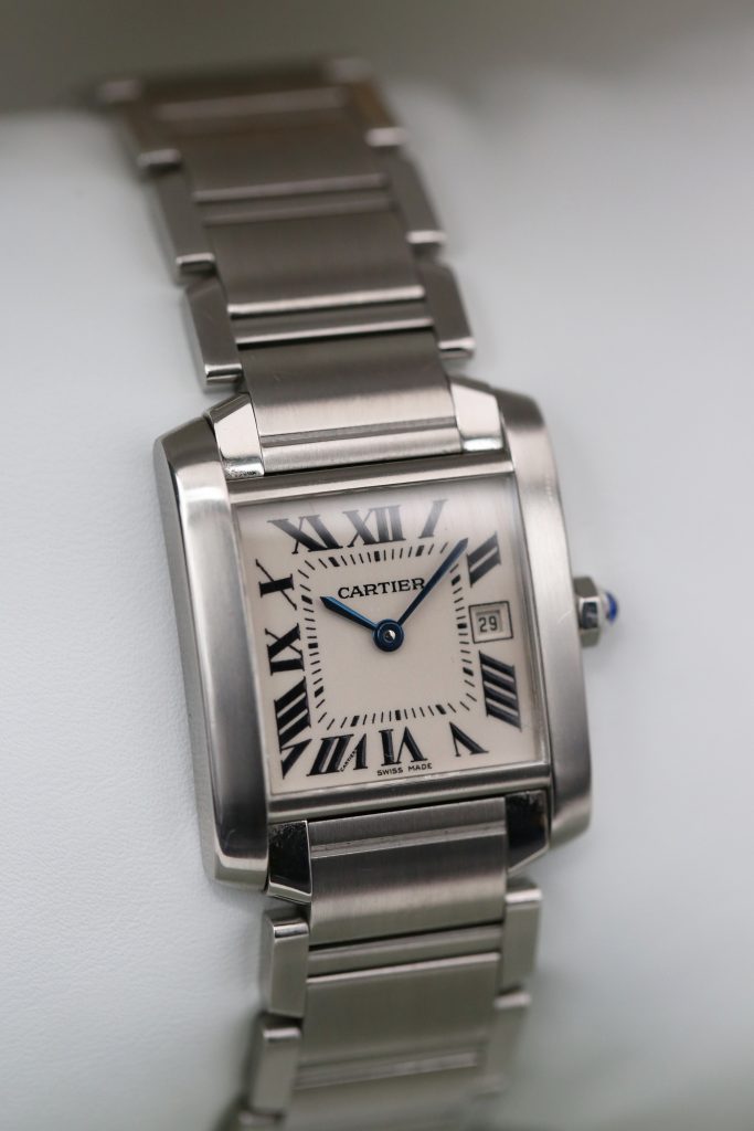 Cartier 2465 White CARTIER TANK FRANÇAISE 25mm 2013