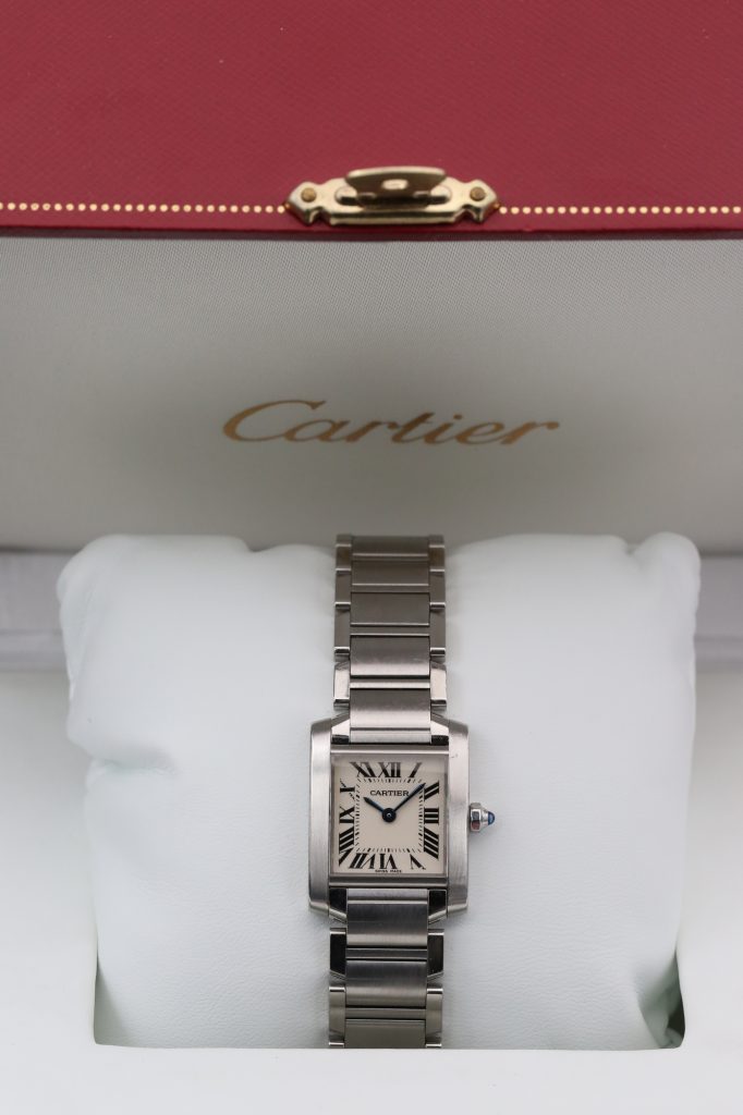 Cartier 2384 White TANK 20mm 2009