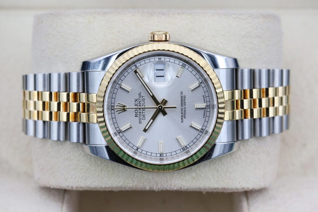 Rolex 116233 Silver DATEJUST 36mm 2014