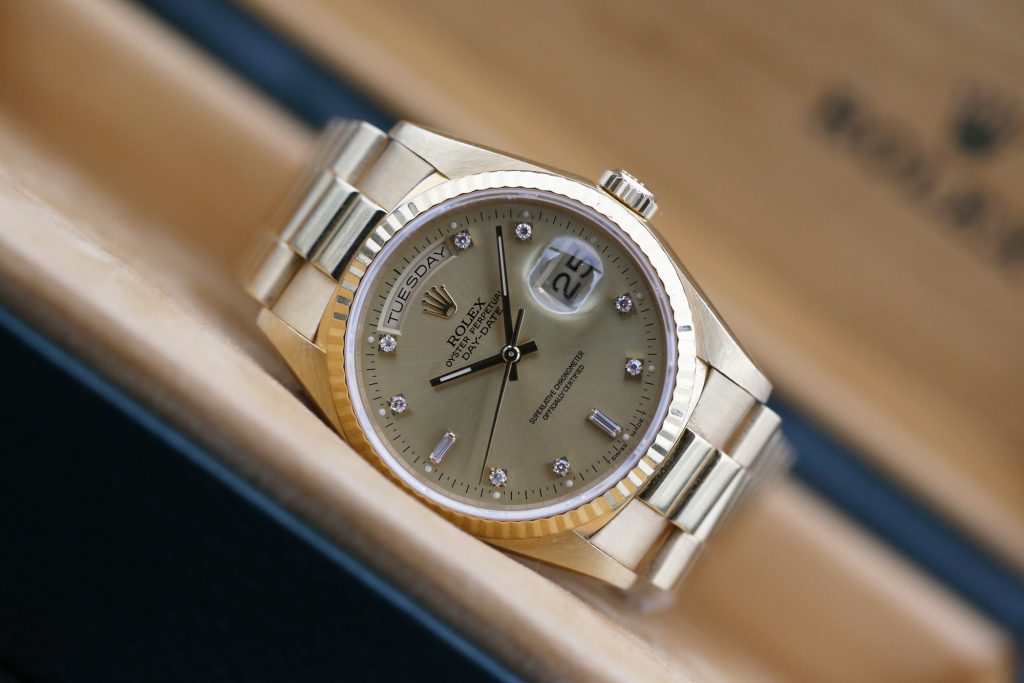 Rolex 18238 Champagne DAY-DATE 36mm 1990