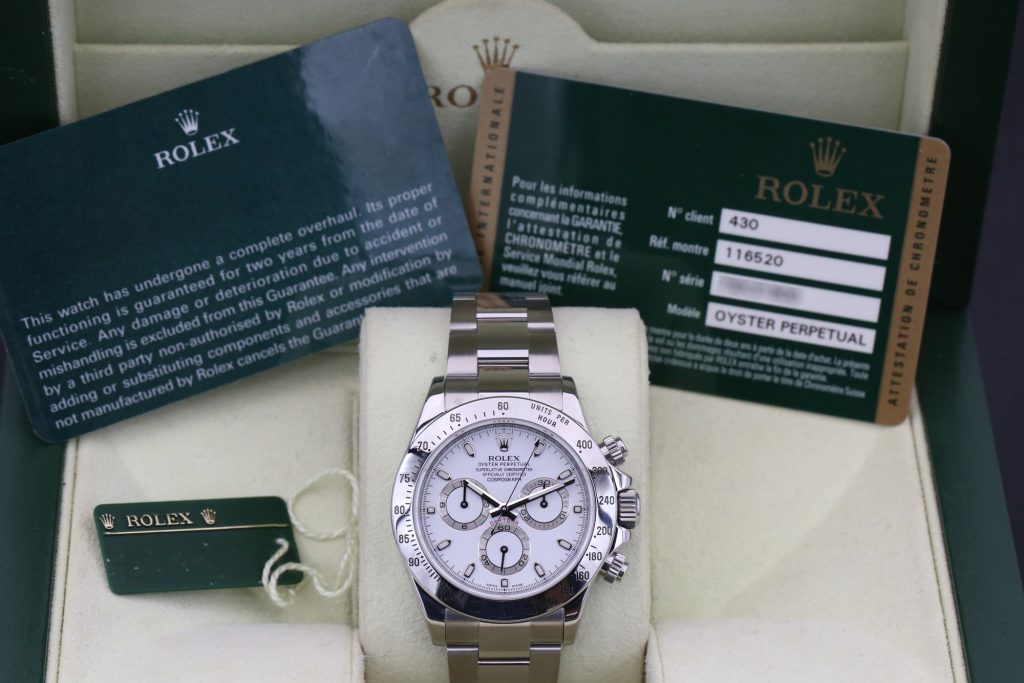 Rolex 116520 White DAYTONA 40mm 2012