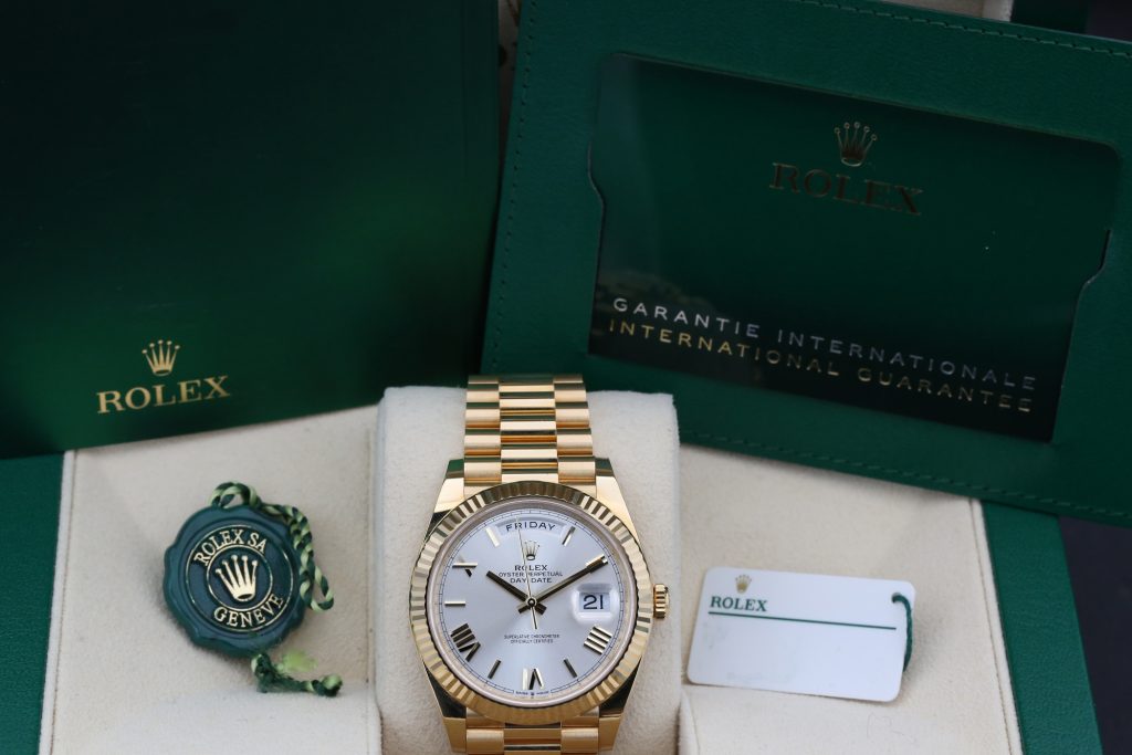 Rolex 228238 Silver DAY-DATE 40mm 2023