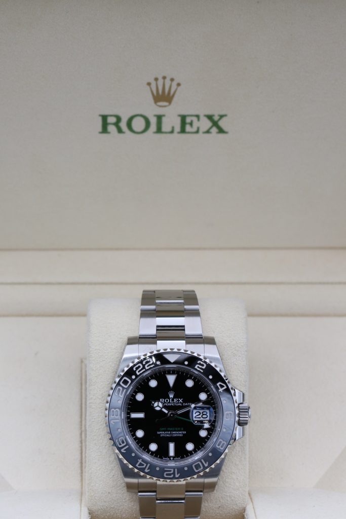 Rolex 126710GRNR Black GMT MASTER II 40mm 2024 Bruce Wayne