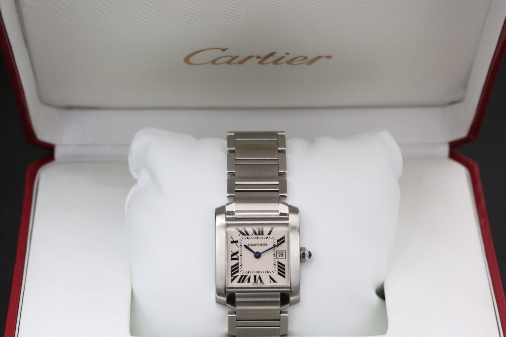 Cartier 2465 White CARTIER TANK FRANÇAISE 25mm 2013