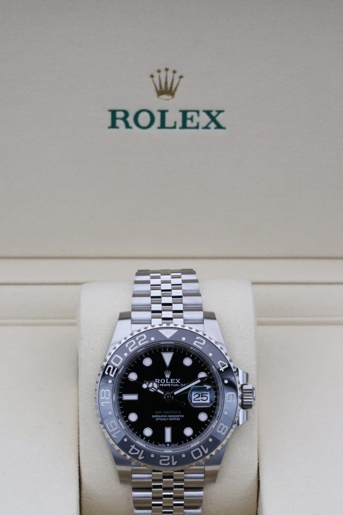 Rolex 126710GRNR Black GMT MASTER II 40mm 2025 Bruce Wayne
