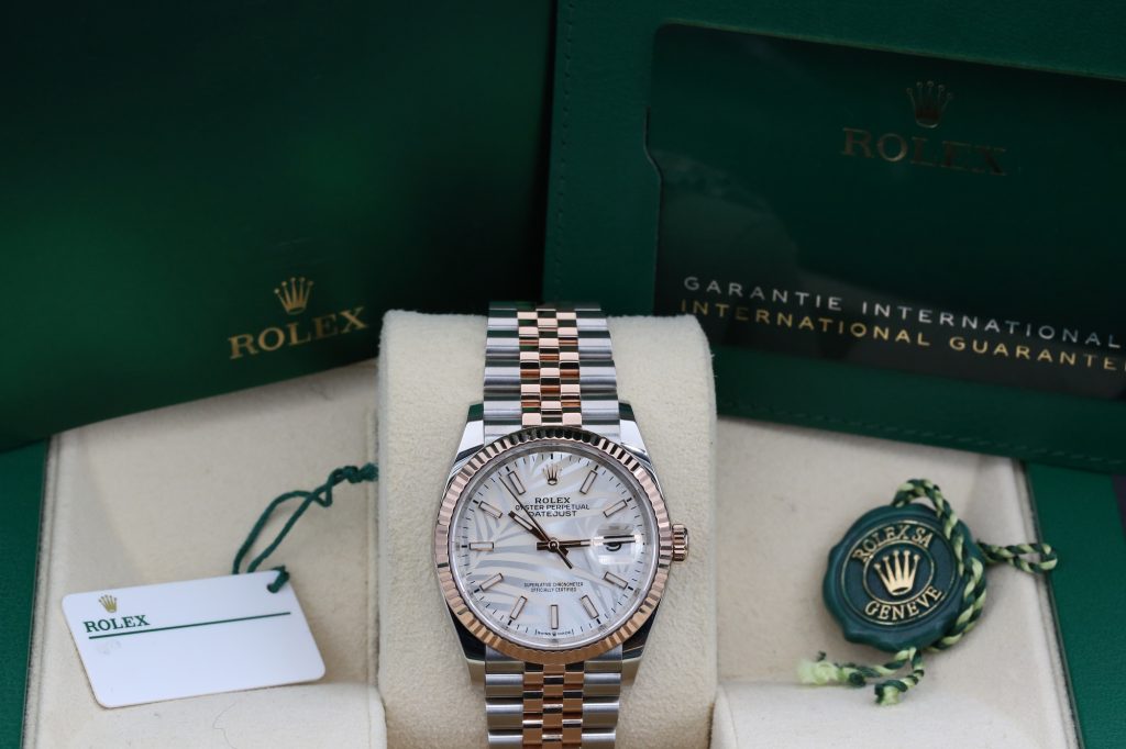 Rolex 126231 Palm Dial DATEJUST 36mm 2023