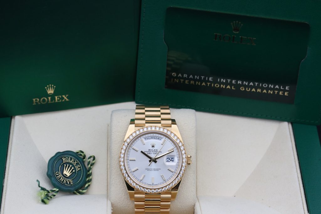 Rolex 228348RBR Silver DAY-DATE 40mm 2021
