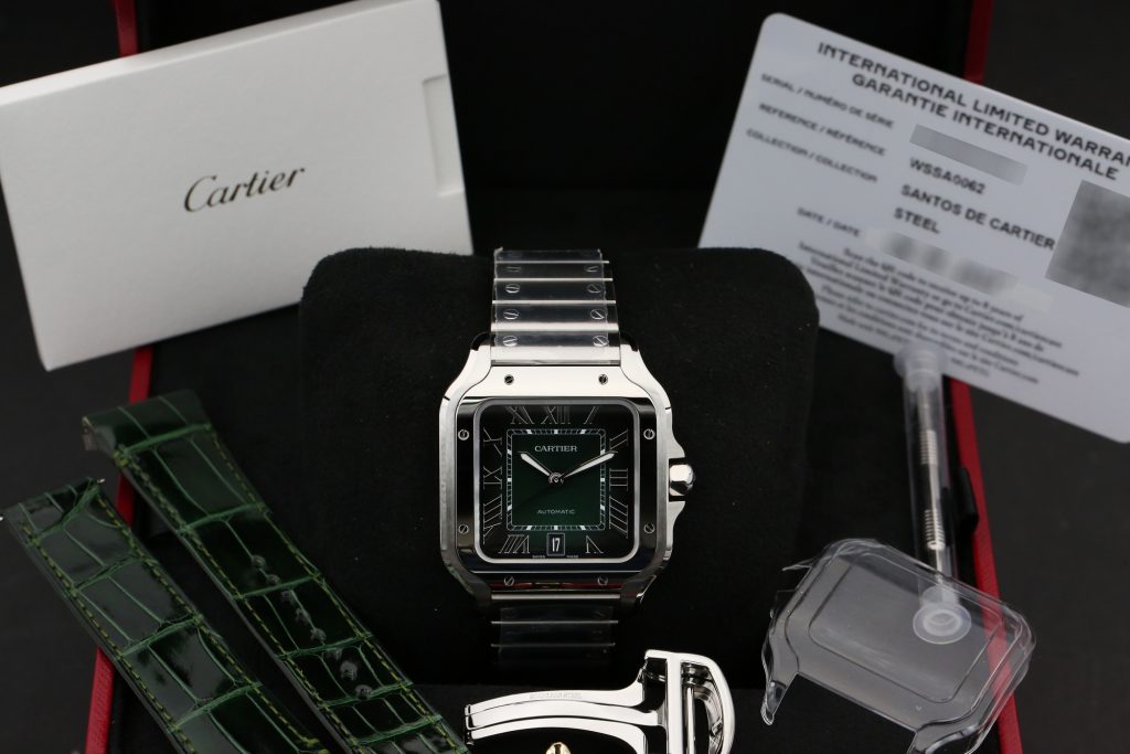 Cartier WSSA0062 Green Roman SANTOS DE CARTIER 40mm 2025