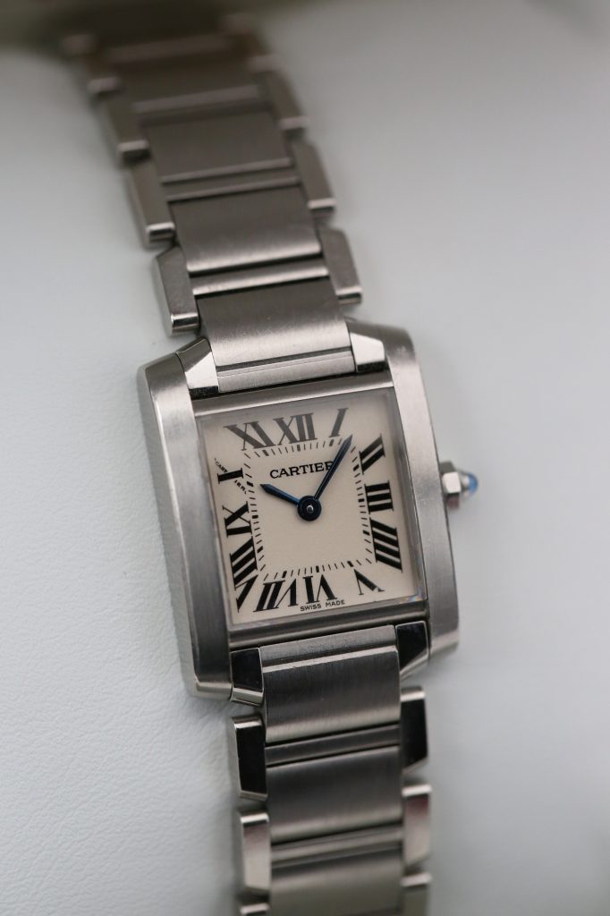 Cartier 2384 White TANK 20mm 2009