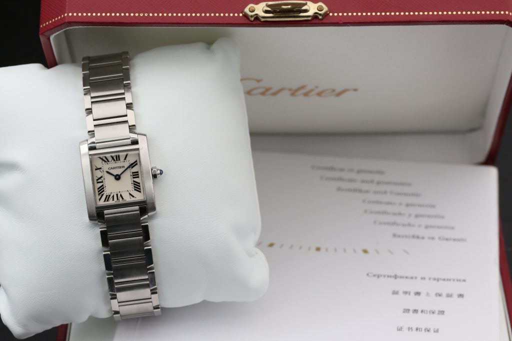 Cartier 2384 White TANK 20mm 2009