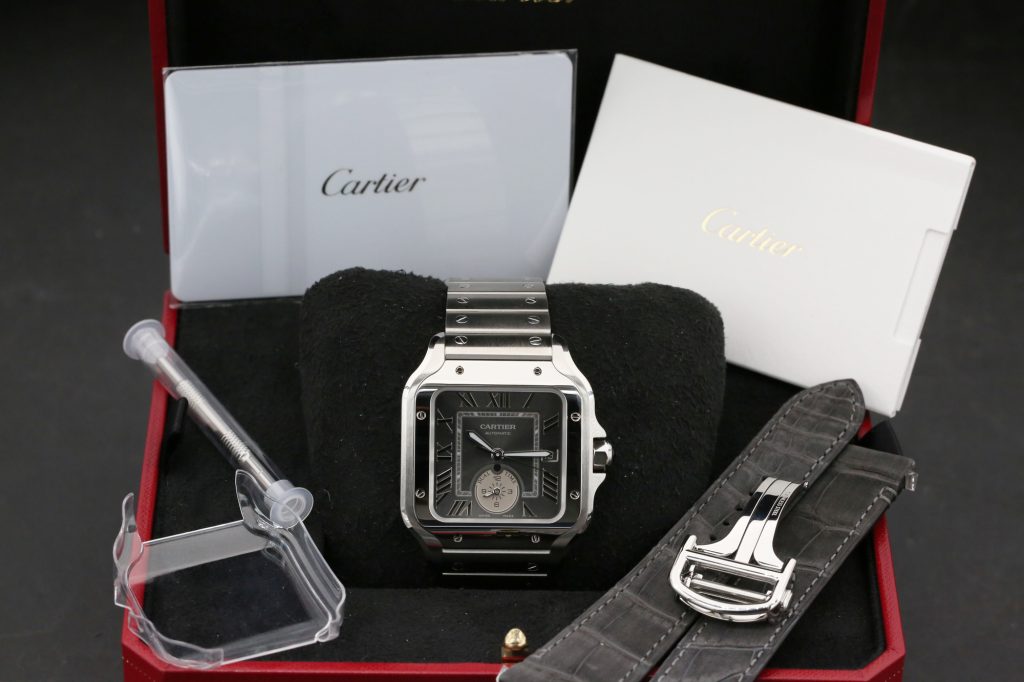 Cartier WSSA0076 Rhodium Dual Time SANTOS DE CARTIER 40mm 2025