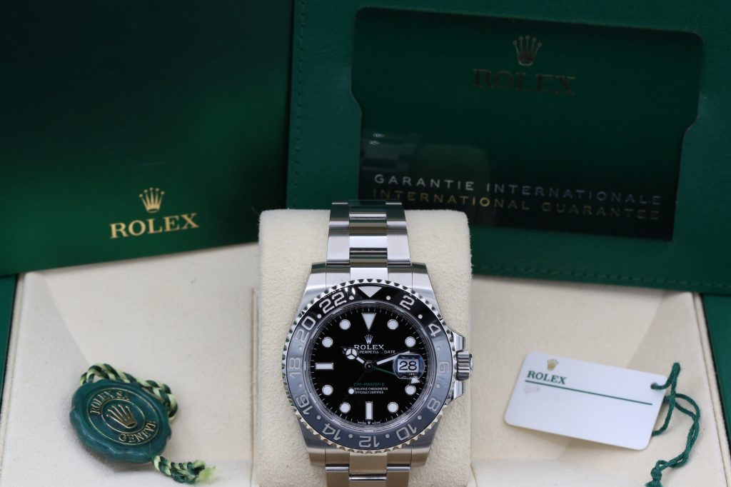 Rolex 126710GRNR Black GMT MASTER II 40mm 2024 Bruce Wayne