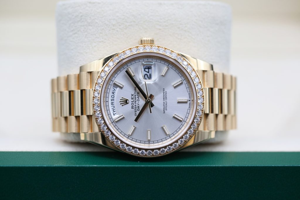 Rolex 228348RBR Silver DAY-DATE 40mm 2021