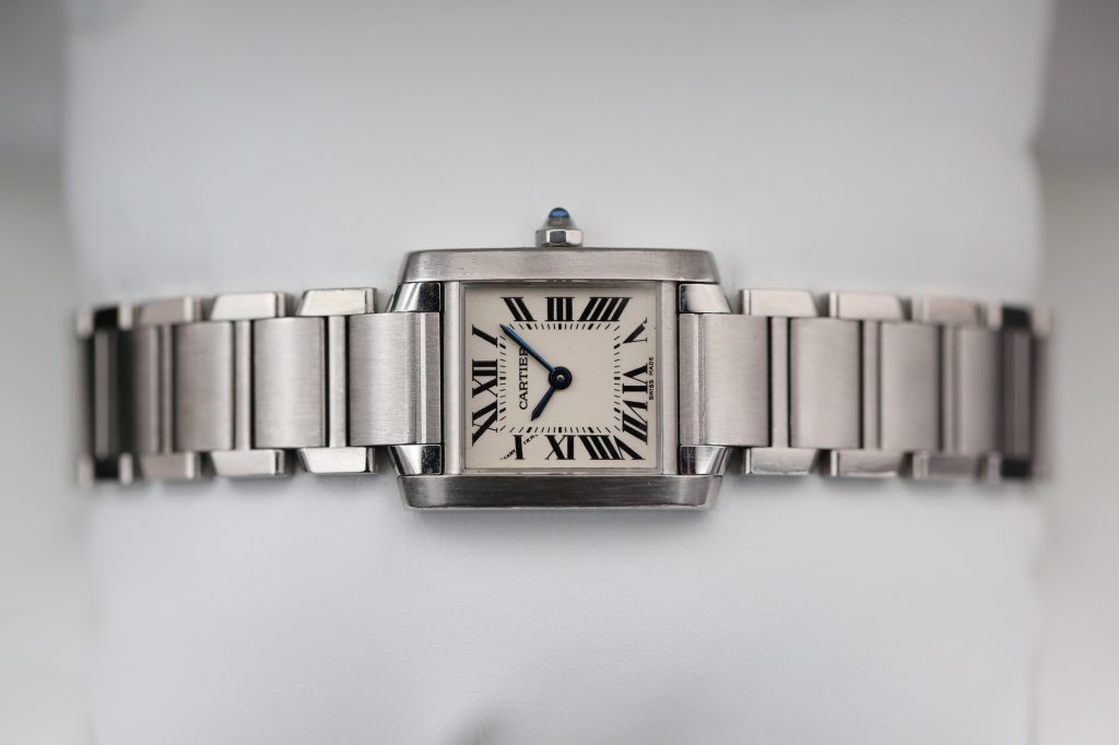 Cartier 2384 White TANK 20mm 2009