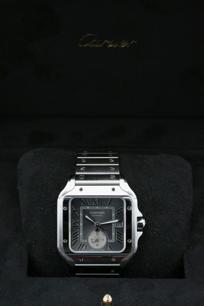 Cartier WSSA0076 Rhodium Dual Time SANTOS DE CARTIER 40mm 2025