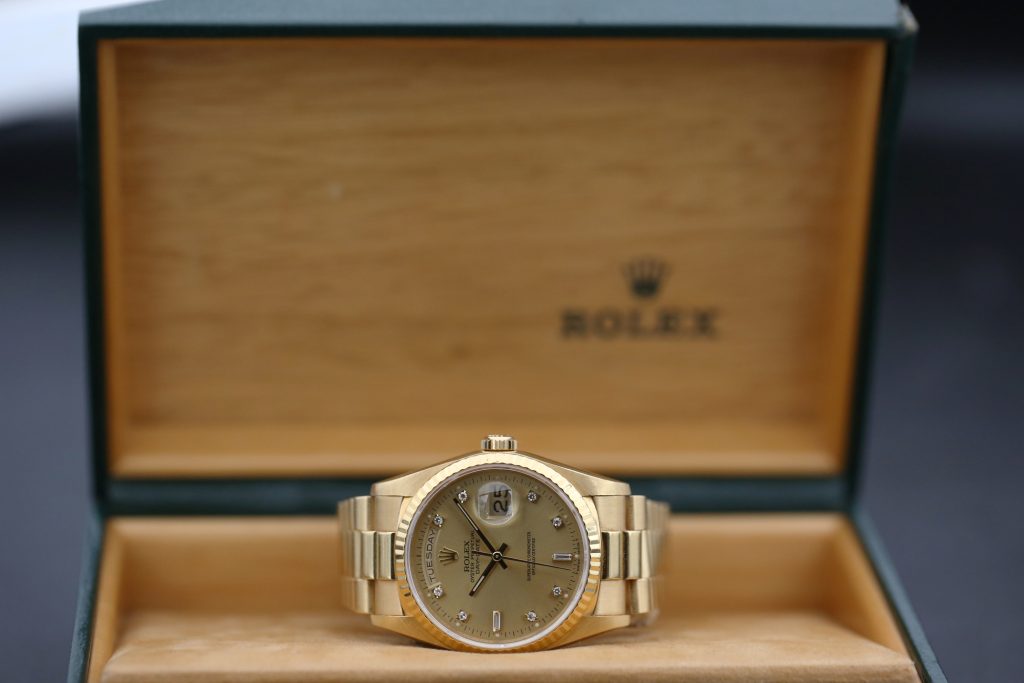Rolex 18238 Champagne DAY-DATE 36mm 1990