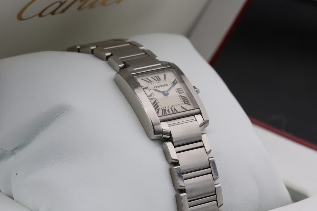 Cartier 2384 White TANK 20mm 2009