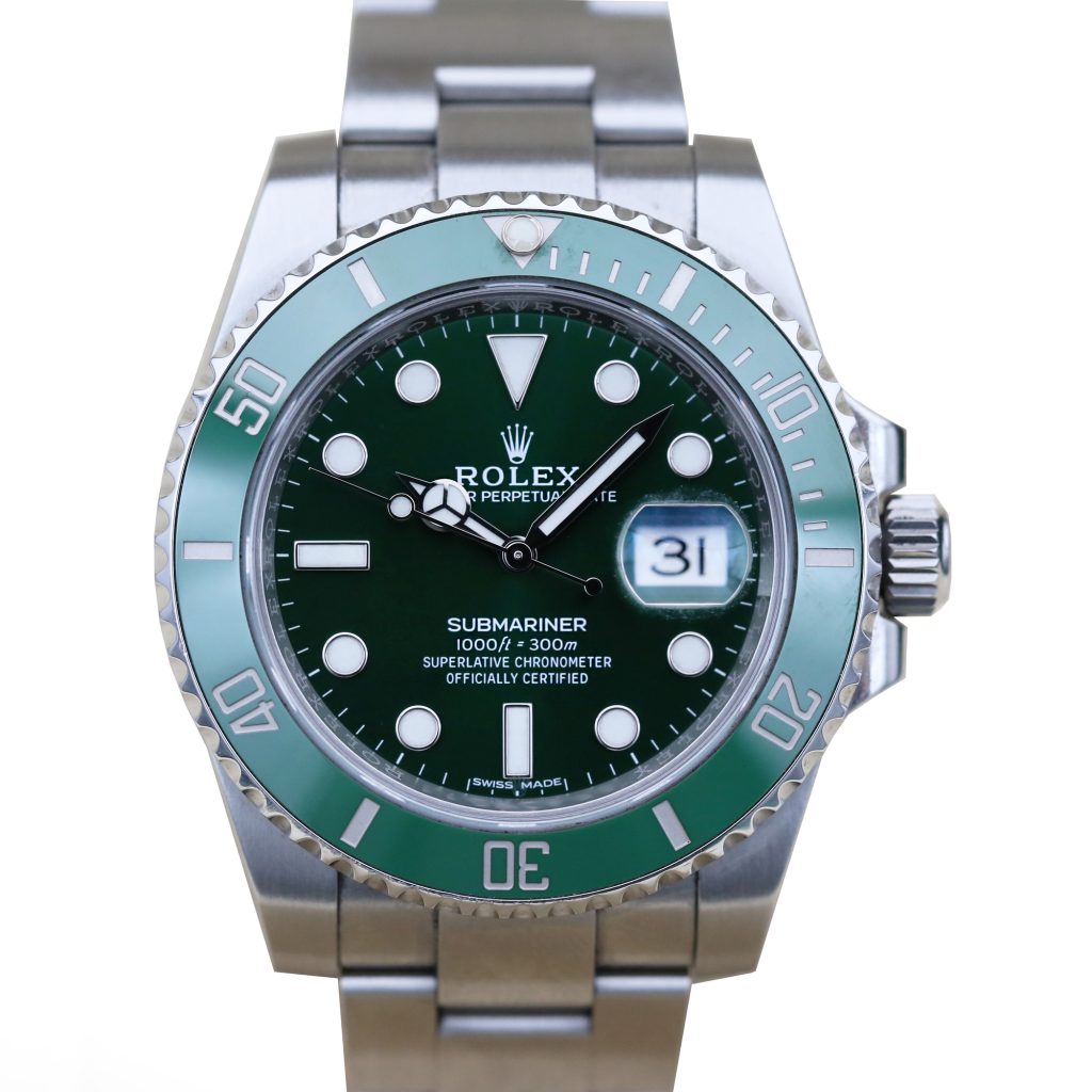 Rolex 116610LV Green SUBMARINER 40mm 2016