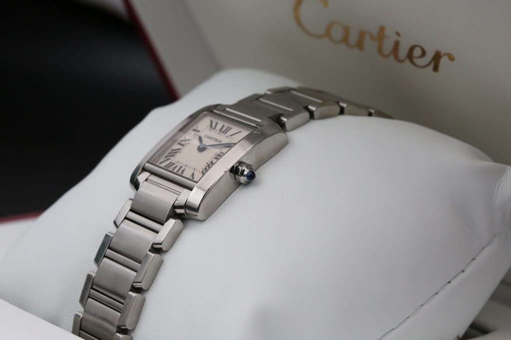 Cartier 2384 White TANK 20mm 2009